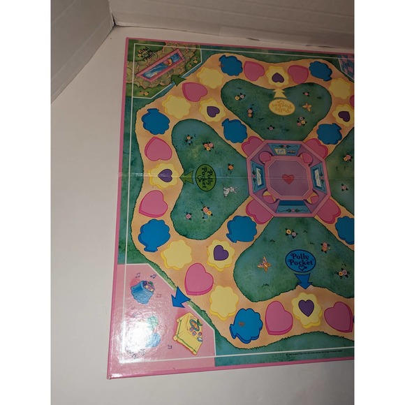 Vintage 1994 Polly Pockets Game Board Only Rose Art - Picture 2 of 6